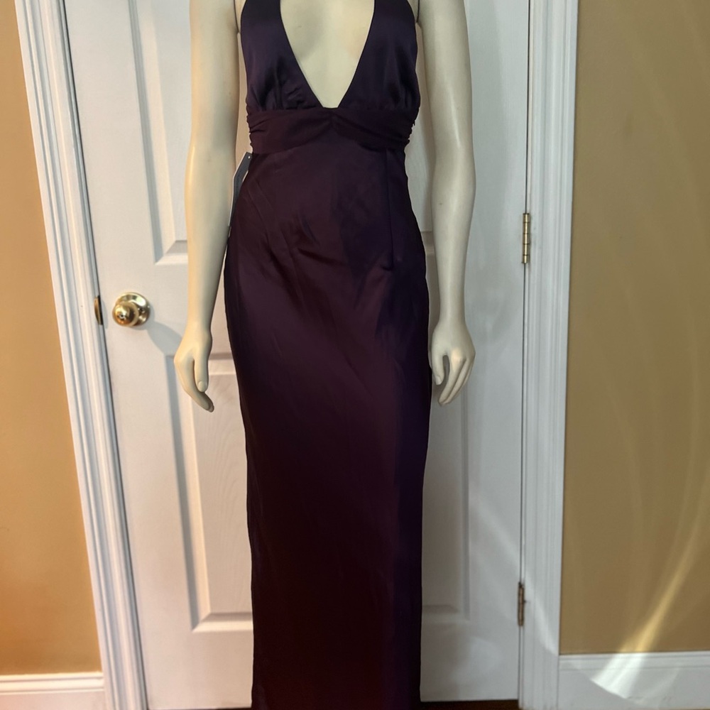 Odyssa Halter Maxi Dress Purple - Picture 7 of 12